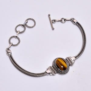 Hermosa pulsera de piedras preciosas genuinas turquesas DE LA Bella Durmiente Natural, pulsera de piedras preciosas de plata esterlina 925, joyería de plata 925 - Product Image 5