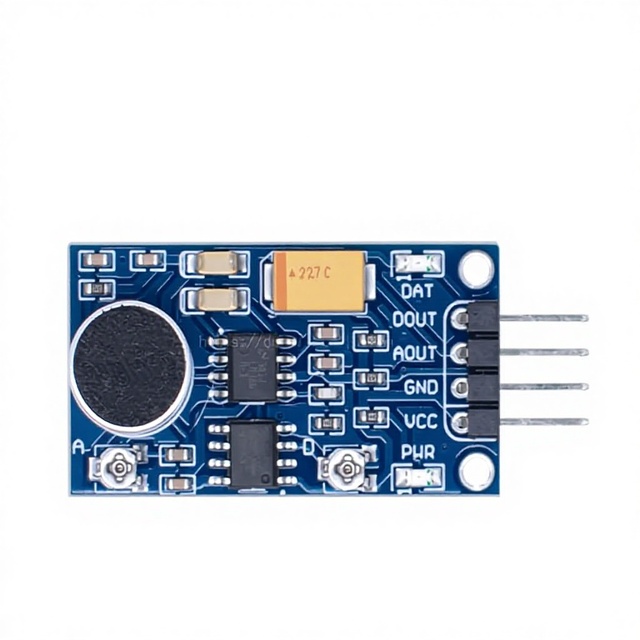 LM386 Sound Sensor Module with Voice Control and Sound Detection Compatible with for