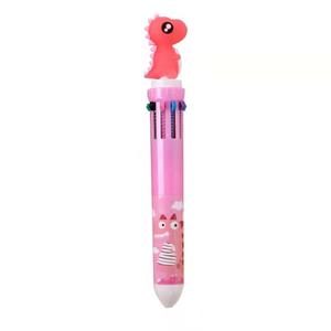 Stylo bille multicolore 10 en 1 personnalisé en gros pour les étudiants, l'écriture scolaire, l'encre chinoise ou l'encre allemande - Product Image 4