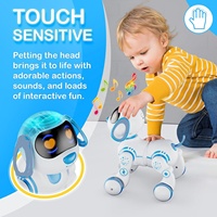 KK NEU Kinder pädagogische wiederauf ladbare elektrische Tanz interaktive programmier bare intelligente Fernbedienung Roboter Hund mit Musik
