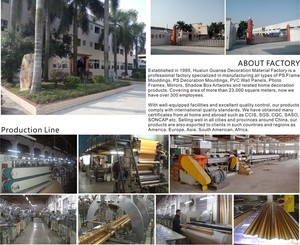 Nhà cung cấp Trung Quốc không thấm nước bền <span class=keywords><strong>OEM</strong></span> Nhà Máy Giá thân thiện với môi nhựa khung khuôn-<span class=keywords><strong>pvc</strong></span> PS Tùy chỉnh hình ảnh khung gương - Product Image 6