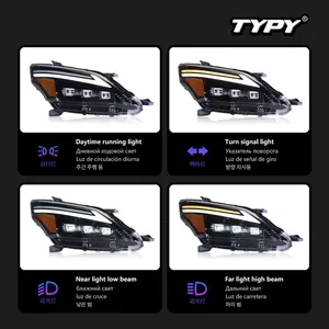 ไฟหน้ารถยนต์ TYPY สำหรับ Toyota Innova ปี 2012-2015 ไฟหน้า LED โปรเจคเตอร์ พร้อมไฟเดย์ไลท์ อุปกรณ์ตกแต่งรถยนต์ - Product Image 3