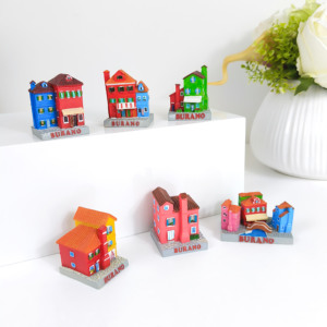 Figurines <span class=keywords><strong>de</strong></span> maisons colorées <span class=keywords><strong>de</strong></span> Burano, <span class=keywords><strong>Venise</strong></span>, en résine, souvenir italien, fait main, cadeau <span class=keywords><strong>de</strong></span> voyage, modèle <span class=keywords><strong>de</strong></span> bâtiment <span class=keywords><strong>de</strong></span> l'île <span class=keywords><strong>de</strong></span> <span class=keywords><strong>Venise</strong></span>, vente en gros - Product Image 2