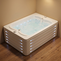 Bañeras de Hidromasaje de Acrílico Modernas de Alta Tecnología Personalizadas, con Ozono, Función Completa, para Exteriores, Hoteles, Villas, 36 Baños