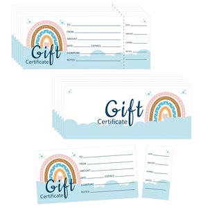 Buoni regalo per affari di natale Kraft buoni con carta regalo vuota per salone di bellezza ristoranti cliente di compleanno - Product Image 5