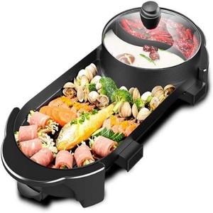 Olla Eléctrica Multifuncional 2 en 1, Bandeja para Hornear Eléctrica, Parrilla Eléctrica Dos en Uno, Horno Eléctrico - Product Image 1