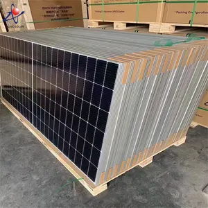 उच्च रूपांतरण दर Monocrystalline सिलिकॉन 132 आधा सेल 640w 635w चीन डबल ग्लास सौर पैनल कीमत