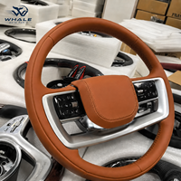 Volant en cuir professionnel prêt à l'emploi, design sportif et luxueux, compatible avec Land Rover Range Rover Discovery Defender