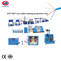 Ligne de production de machines à fabriquer des câbles de données UTP 5/6/7 JIACHENG pour extrudeuse de fils et câbles électriques/machine à tresser les câbles
