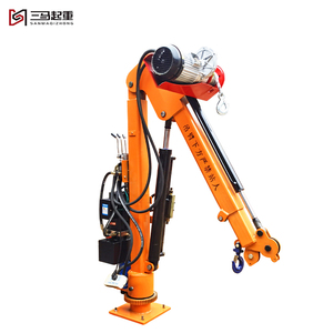 1000 ק "ג מיני טנדר משאית רכוב הרמת מנוף מיני למכירה - Product Image 2