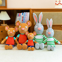Jouets en peluche et poupées de livre d'images personnalisés OEM ODM FLTRP Percy et Pip - Matériau polyester, rembourrage en coton PP - Cadeaux parfaits