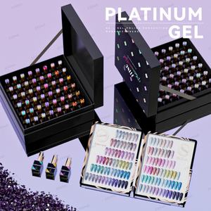 JTING - Juego de Esmaltes de Uñas en Gel con Brillo Platino, 48 Colores, Tendencia de Uñas Súper Popular, con Libro de Colores de Diseño Único - Product Image 5