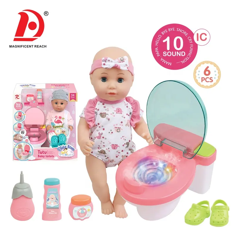 HUADA gros pas cher enfant en bas âge bricolage poupée jouet Kit chinois réaliste Reborn Silicone bébé poupées pour filles avec IC toilette