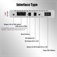 Modem Router Wifi Dc Ups Mini, baterai cadangan Kamera Cctv Bank daya Usb Poe Dc 5V 9V 12V Ups Mini untuk Router Wifi