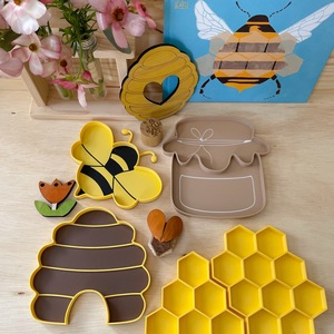 ของเล่นเสริมพัฒนาการทางประสาทสัมผัสธีมผึ้ง สำหรับเด็กอายุ <span class=keywords><strong>5</strong></span> ถึง 7 <span class=keywords><strong>ป</strong></span>ี การเรียนรู้ขั้นต้น - Product Image 1