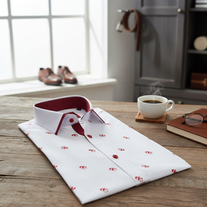 Chemise pour homme de haute qualité, formelle et décontractée, 100% coton - Product Image 3