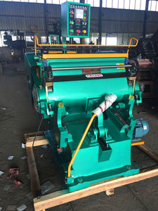 Manual Paper Cardboard Die Cutting and Creasing Machine with PLC 2200W Motor Power for Corrugated Carton <b>Box</b> Making CE Certified - Product Image 2