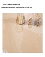 Carrelage en porcelaine mat 300*600mm, résistant aux acides, antibactérien, antidérapant, avec bordures en briques réfractaires, garantie 5 ans pour sols intérieurs modernes