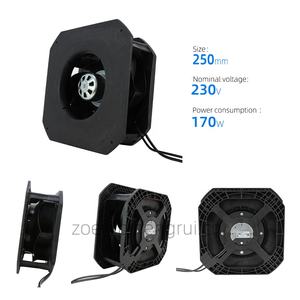 Ventilateur centrifuge de refroidissement ebmpapst K3G250-RE07-07 230V AC 1.4A 170W 2510RPM avec support de module EC pour moteur de broche servo Siemens - Product Image 2