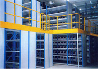 Système de rayonnage à mezzanine robuste pour l'entreposage en entrepôt et en usine