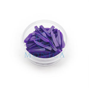 Cuñas dentales de madera desechables, cuñas de plástico de colores, para relleno Dental - Product Image 3