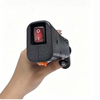 Bâton de défense électrique amovible OEM 46 cm noir avec poignée pour la gestion des animaux en agriculture et élevage