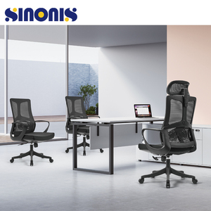 Sinonis Manufacturing <b>Office</b> Furniture Executive Mesh <b>Office</b> Chair Staff <b>Computer</b> Chair with Headrest - Product Image 1