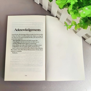 La <span class=keywords><strong>psychologie</strong></span> de l'argent, édition anglaise de Morgan Housel - Formation à la mentalité investissante, livre sur les finances personnelles, idée de cadeau pour les fêtes - Product Image 6