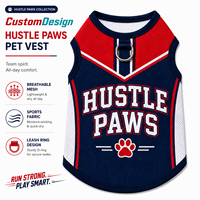Chaleco Deportivo Transpirable para Perros, Personalizado, con Anillo en D, Malla que Absorbe la Humedad, para Correr, Caminar y Entrenar