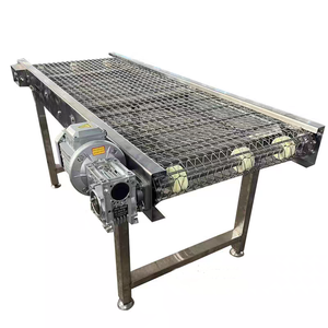 Sabuk Konveyor Kawat Baja Tahan Karat SS304 Lurus Berkualitas Makanan, Hemat Biaya untuk Industri Ritel, Pabrik Minuman dan Makanan - Product Image 5