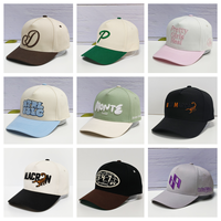 Gorra de Béisbol con Bordado 3D de Dos Tonos, Diseño Transpirable de 5 Paneles, Ligera, para Golf y Actividades al Aire Libre, con Logotipo Personalizado