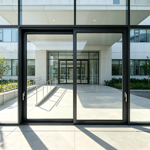 Puerta Corredera con Marco Delgado y Vidrio Insonorizado para Balcón y Jardín, Precio Competitivo de Fábrica, Gran Venta Deioux - Product Image 1