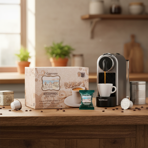 Capsule di Caffè Compatibili Gattopardo 100 per NESPRESSO, Set con Coperchio in Metallo, Alluminio e Plastica - Product Image 2
