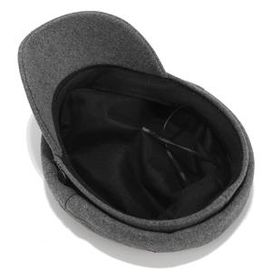 Gorro de Mujer para Otoño e Invierno, Estilo Versátil, Material PU Azul Marino, Gorra Boina, Estilo Retro Británico, Gorro de <span class=keywords><strong>Pintor</strong></span> - Product Image 3