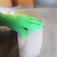 MEILLEURS gants de dépoussiérage en microfibre à manchette longue verte gants de nettoyage lavables réutilisables pour le nettoyage de la maison des plantes