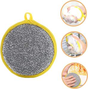 Esponjas Redondas de Doble Cara para Lavar Platos de Cocina, para la Limpieza del Hogar de Sartenes y Ollas - Product Image 2