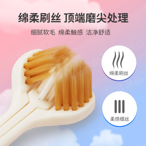Brosse à dents manuelle 3D pour adultes, à poils souples à trois faces, lot de 5, enrichie en dopamine, pour usage domestique, vente en gros via le commerce électronique en direct - Product Image 4