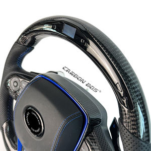 Volante Deportivo de Fibra de Carbono Negra Real para <span class=keywords><strong>Toyota</strong></span> Camry Rav4 Corolla 8.ª Generación 2012 2016 2018 <span class=keywords><strong>2022</strong></span> con LED de Alta Calidad - Product Image 6