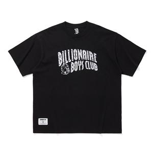 T-shirt in cotone con logo ricamato Billionaire, maniche bianche con logo Arch, stile Hip Hop Streetwear, 100% cotone, T-shirt estiva personalizzata da <span class=keywords><strong>uomo</strong></span> - Product Image 4