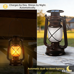 Lámpara Solar Alecter de Alta Gama con Llama Danzante LED Blanco Cálido, IP54 Impermeable, para Decoración de Exteriores, Caminos, Terrazas y Camping - Product Image 2