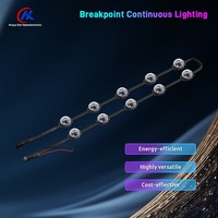 Sumber Cahaya Titik Pixel RGB DMX512 SPI IP67 Tahan Air Digital Node untuk Dekorasi Eksterior Bangunan dan Pencahayaan Signage