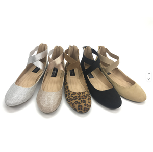 Zapatos Planos de Ballet Cómodos para Mujer, Bailarinas Clásicas con Correa en el Tobillo, Productos Nuevos <span class=keywords><strong>2022</strong></span>, Tiras Cruzadas Elásticas, Cierre Trasero con Cremallera - Product Image 2