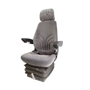 Asiento con Suspensión Mecánica, Material de Cuero, Ajuste Universal para Conductores de Vehículos de Construcción, Asientos YSR, Modelo GRAMMER MSG85/722 - Product Image 1
