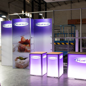 Esposizione fiera led cornice espositore portatile esposizione mondiale verde protezione ambientale cabina Display alluminio - Product Image 6