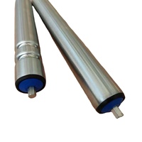 Rouleau convoyeur en acier O Groove