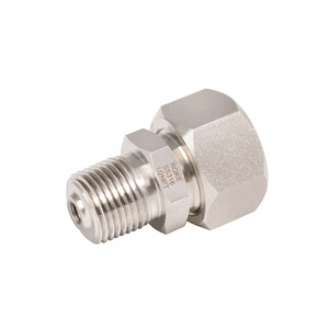 ข้อต่อฉีดจาระบี ROKE เกลียว 1/2 NPT ผลิตจากสแตนเลสสำหรับระบบไฮดรอลิก - Product Image 1