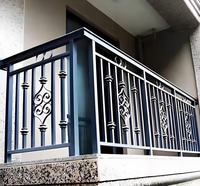 Rampe d'escalier pour maison individuelle, rampes de balcon faciles à installer, clôtures de toit personnalisables, balustrades, mains courantes