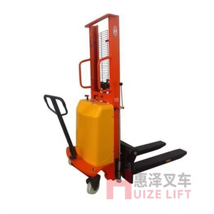 Capacidad 1500kg Fácil operación Bajo ruido China Huize Apilador <span class=keywords><strong>semi</strong></span> eléctrico con doble mástil - Product Image 3