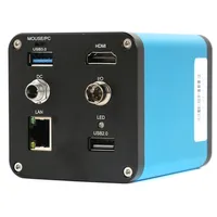 Microscope vidéo USB à mise au point automatique, zoom 180X 200X, objectif à monture C, support, anneau lumineux LED 144, écran LCD 101 pouces, monoculaire