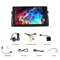 Autoradio Android 15 pour BMW E46 Série 3 1998-2006, Navigation GPS avec Écran OLED, Connexion USB pour Fixation sur Tableau de Bord